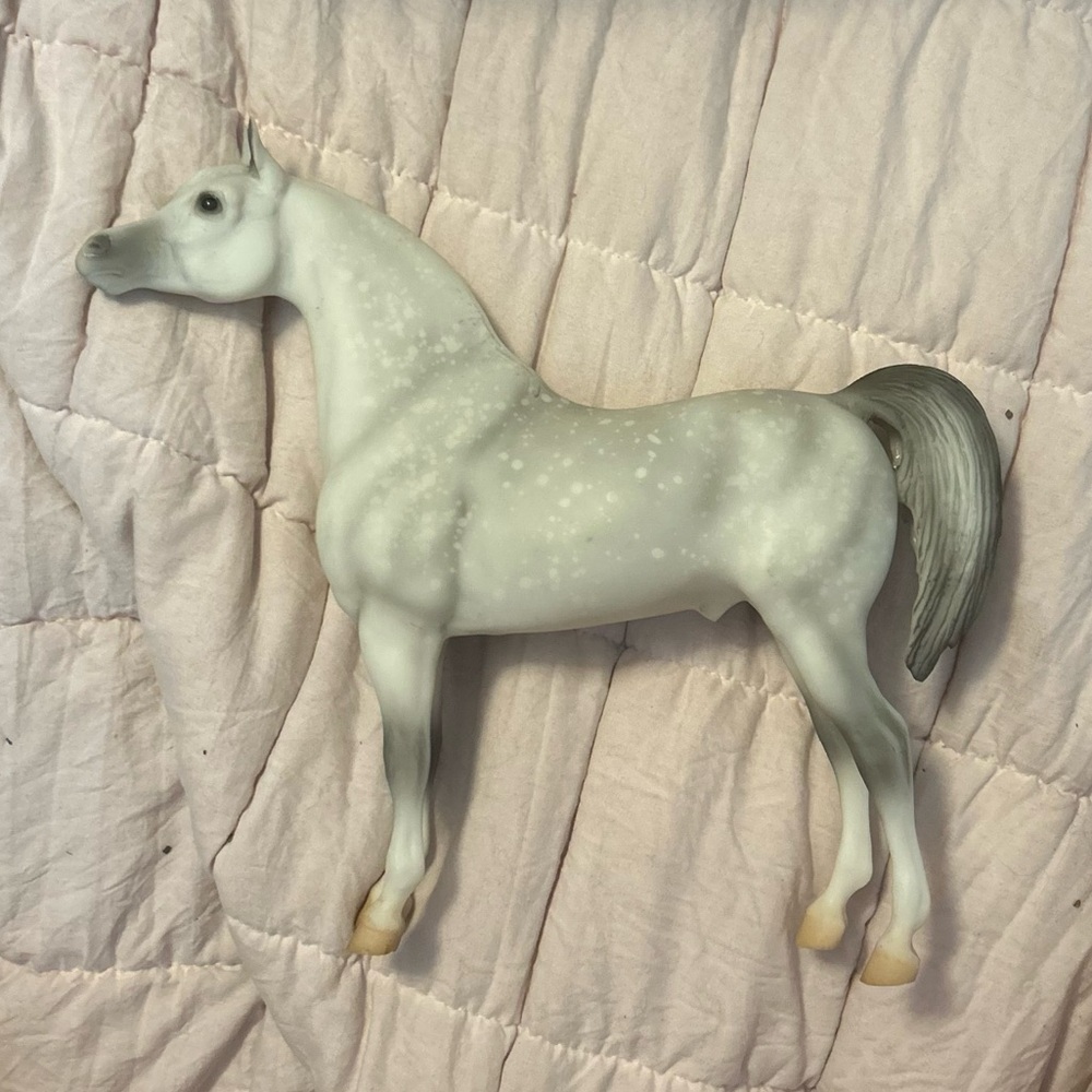 Breyer Gray and White Horse Toy